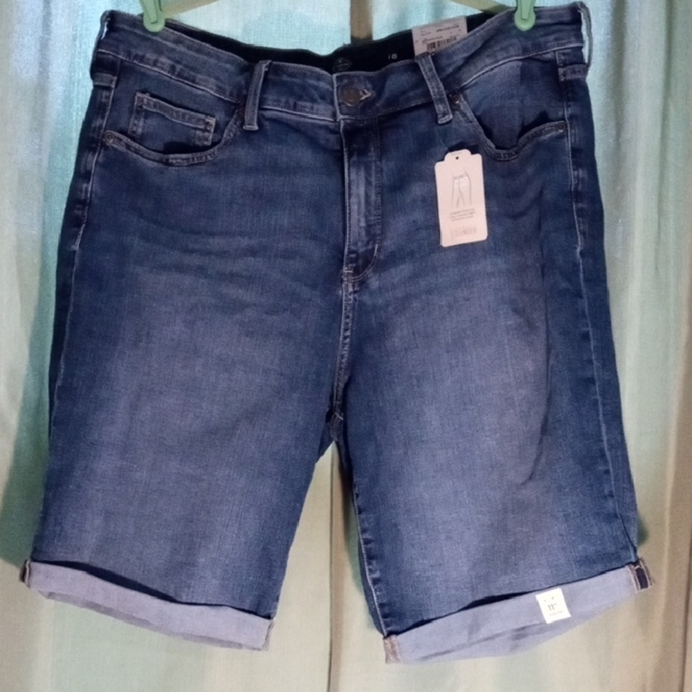 St. John's Bay Women's Denim Shorts - Blue